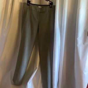LOFT size 10 tall gray winter weight pants